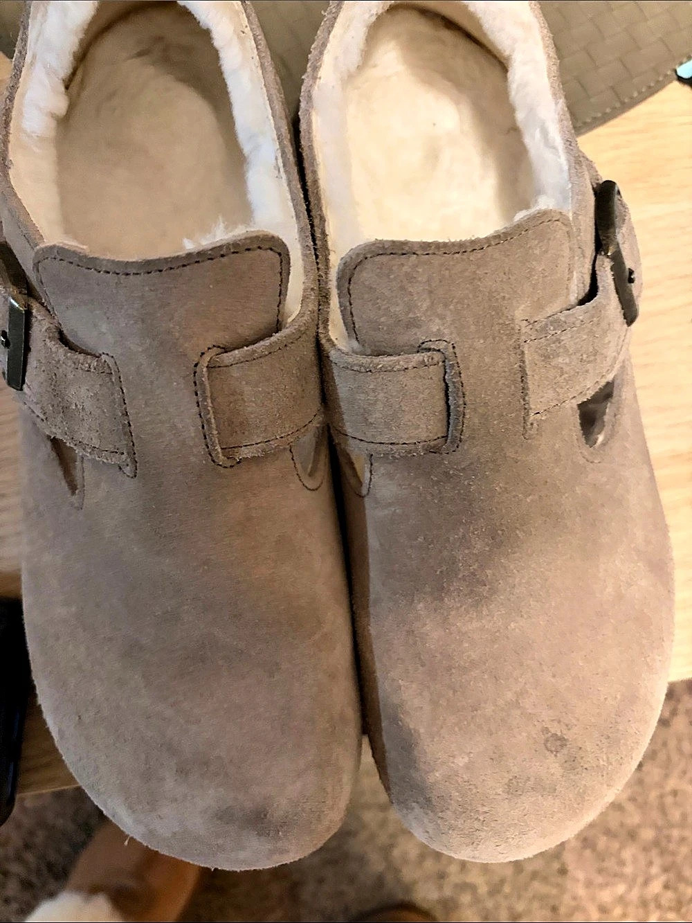 Birkenstock Boston Shearling Clogs Brown EU 38